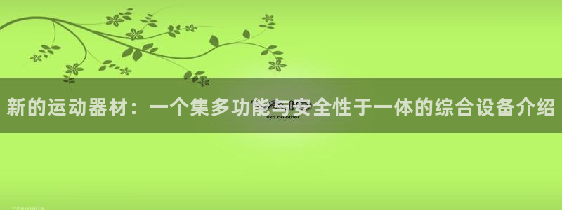 fb体育官方:新的运动器材:一个集多功能与安全性于一体的综合